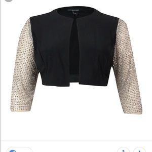 🔸MSK STUDDED MESH MINI BLAZER🔸